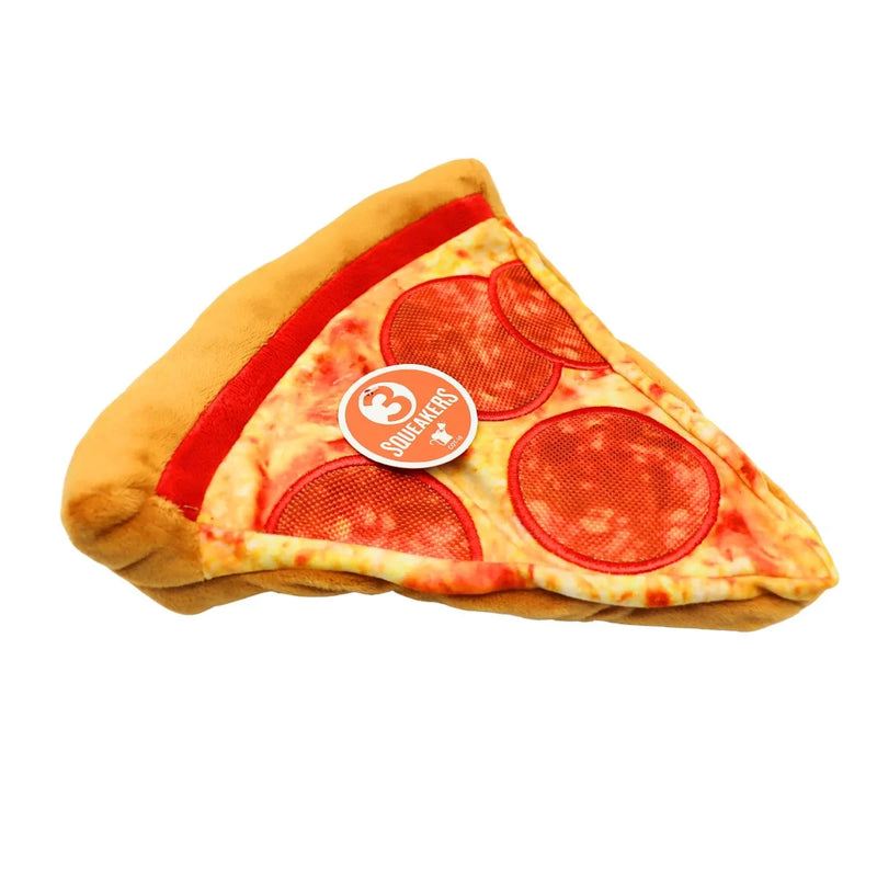 PIZZA JUGUETE DE PERRO - NARANJA