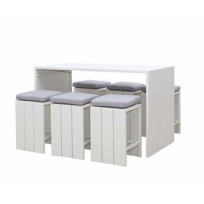 SILLAS BLANCO GRIS