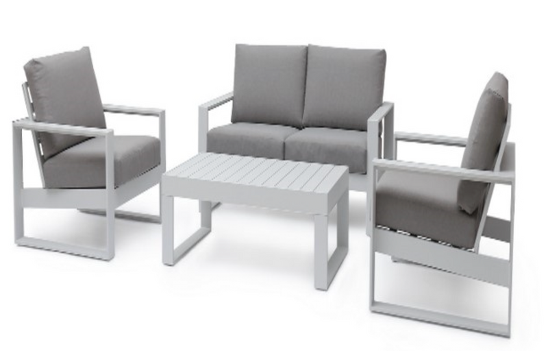 SET DE SOFÁ 2+1+1+ MESA DE CENTRO/GRIS OSCURO