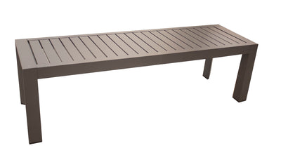 Banca color gris oscuro 150*45