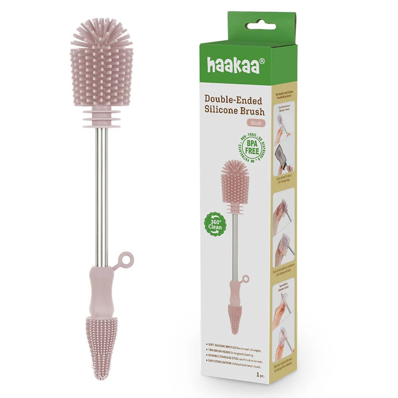 HAAKAA CEPILLO PARA LIMPIEZA DE BIBERON DE SILICONE