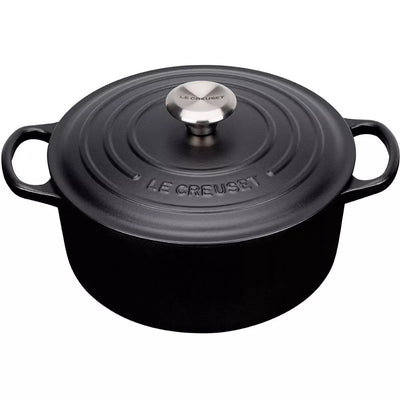 CASEROLA REDONDA 24CM -NEGRO