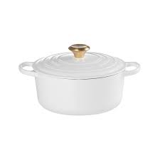 CACEROLA OVEN REDONDA 24CM-WHITE GOLD