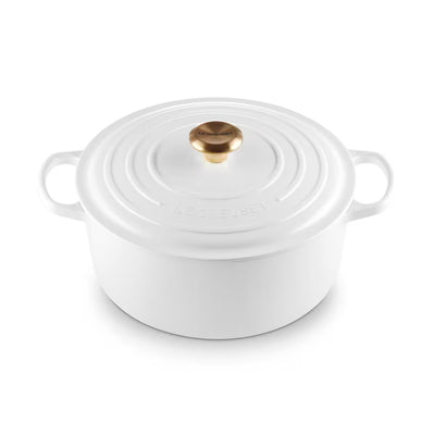 CACEROLA OVEN REDONDA 28CM-WHITE GOLD