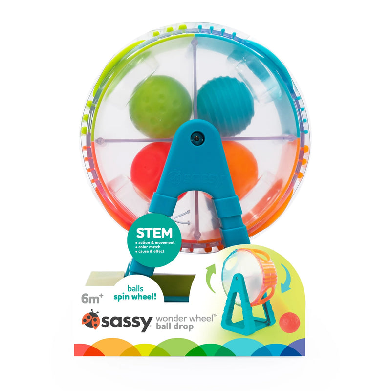 SASSY JUGUETE SENSORIAL WONDER WHEEL BALL DROP