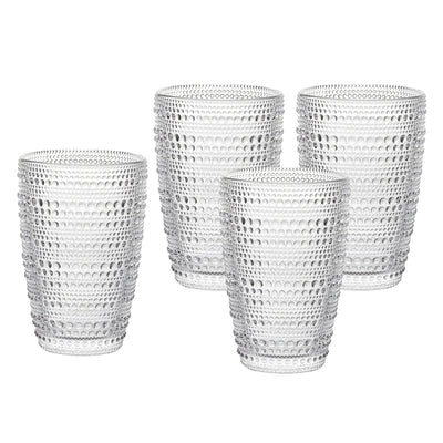 VASO 360ML / 4PCS SET CLEAR