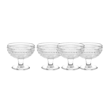 COPA PARA HELADO 285ML / 4PCS SET CLEAR