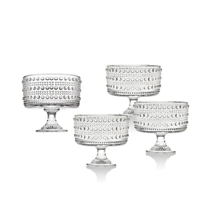 COPA PARA HELADO 100ML / 4PCS SET CLEAR