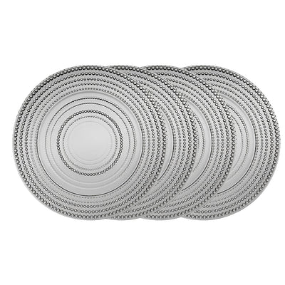 PLATO D26.5CM / 4PCS SET SMOKE