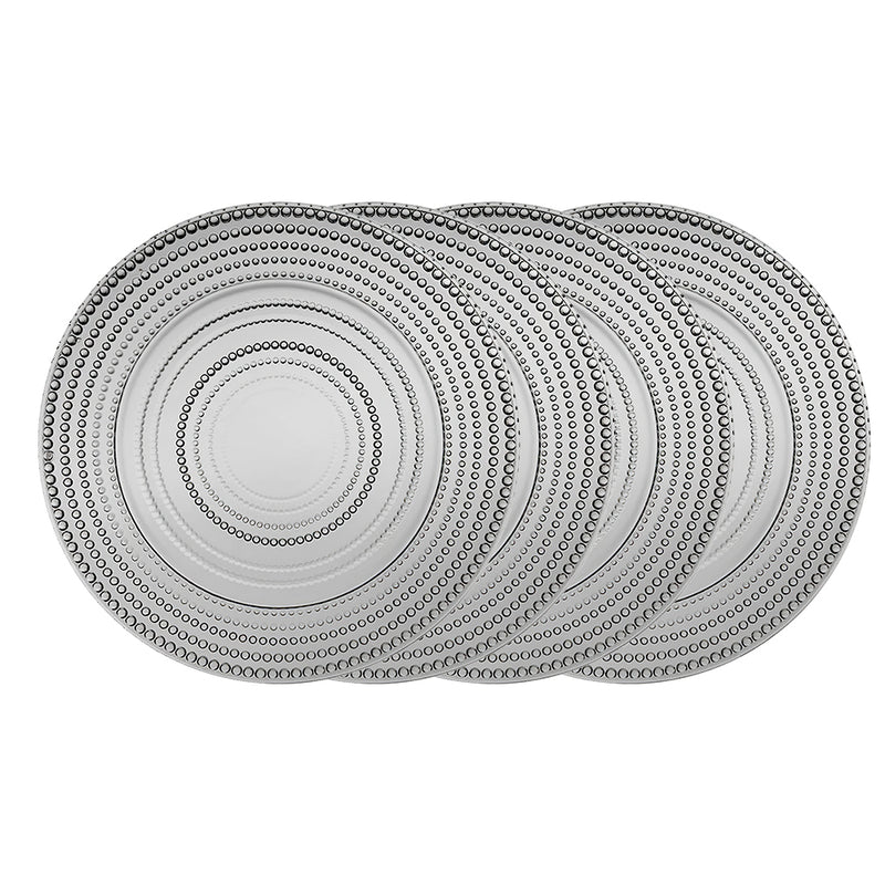 PLATO D26.5CM / 4PCS SET SMOKE