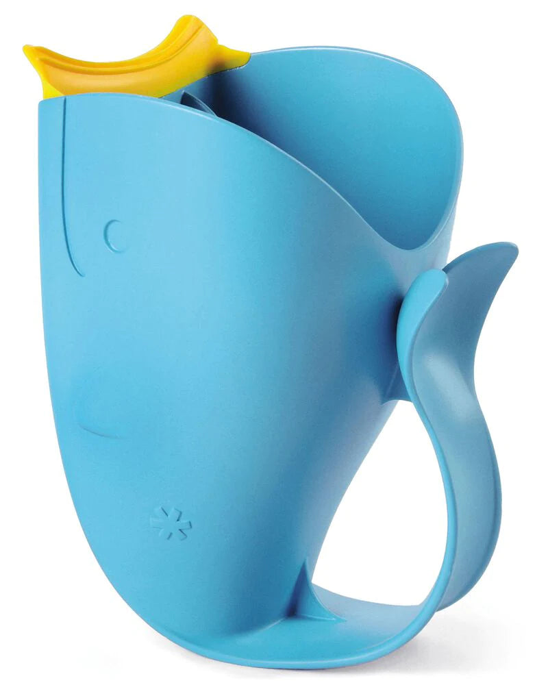 JARRA DE ENJUAGUE P/BANO MOBY WATEFALL - BALLENA  (CELESTE