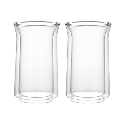 VASOS DE VIDRIO DE 450ML / SET DE 2 PZAS VASOS DE VIDRIO DE 450ML / SET DE 2 PZAS