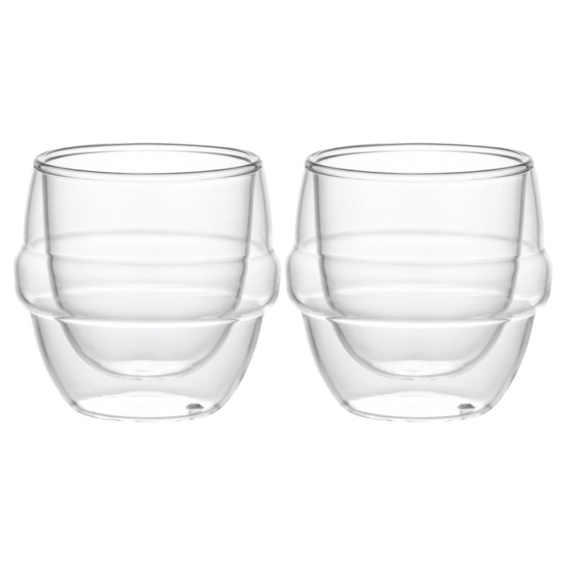 VASOS DE VIDRIO DE 70ML / SET DE 2PZAS VASOS DE VIDRIO DE 70ML / SET DE 2PZAS