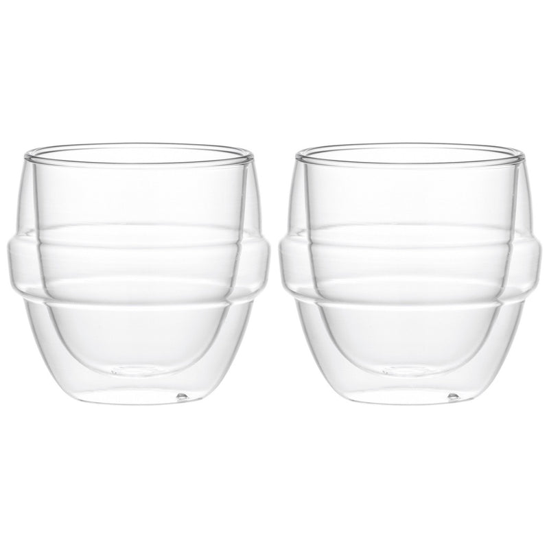 VASOS DE VIDRIO DE 250ML / SET DE 2 PZAS VASOS DE VIDRIO DE 250ML / SET DE 2 PZAS