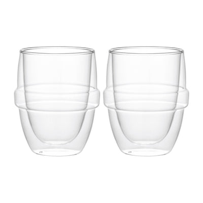 VASOS DE VIDRIO DE 300ML / SET DE 2 PZAS VASOS DE VIDRIO DE 300ML / SET DE 2 PZAS