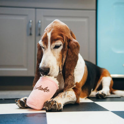 BATIDO JUGUETE DE PERRO - ROSA