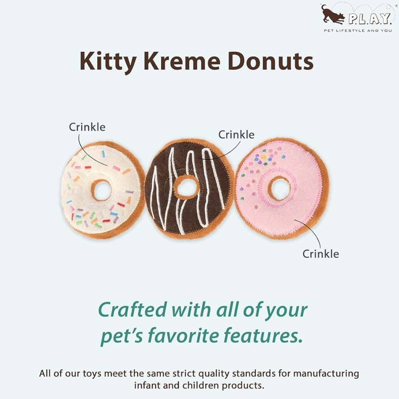 DONAS JUGUETE PARA GATO-CREMA