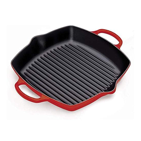 PARRILLA CUADRADA PROFUNDA SIG. 30CM ROJO