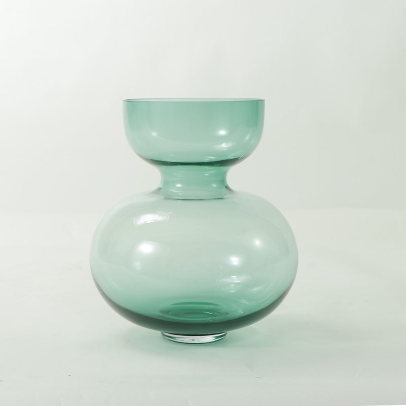 FLORERO-  L GREEN D20*H20CM FLORERO-  L GREEN D20*H20CM