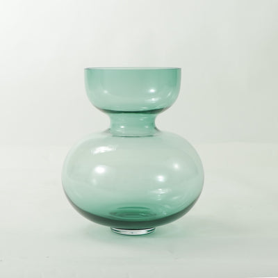FLORERO-  L GREEN D20*H20CM FLORERO-  L GREEN D20*H20CM