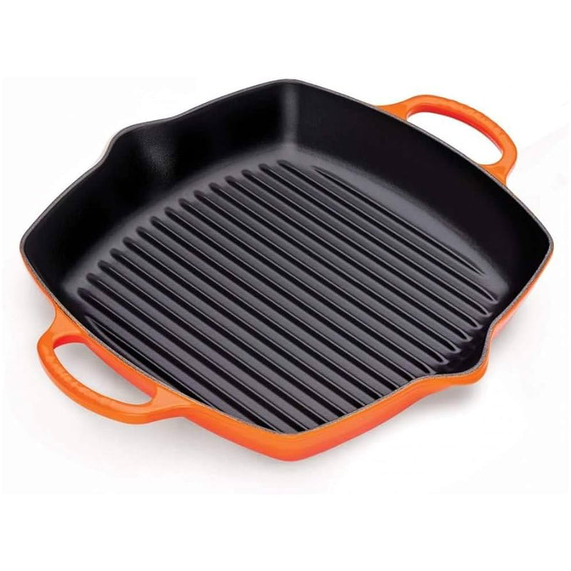 PARRILLA CUADRADA PROFUNDA SIG. 30CM NARANJA