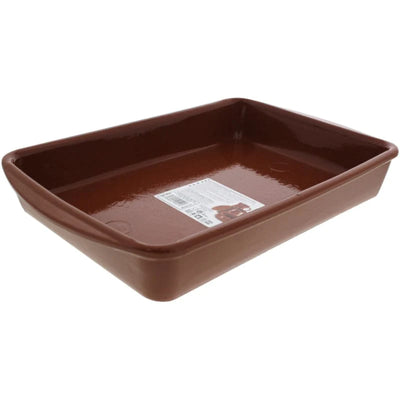 BANDEJA PARA HORNEAR 32X23CM-MARRON BANDEJA PARA HORNEAR 32X23CM-MARRON