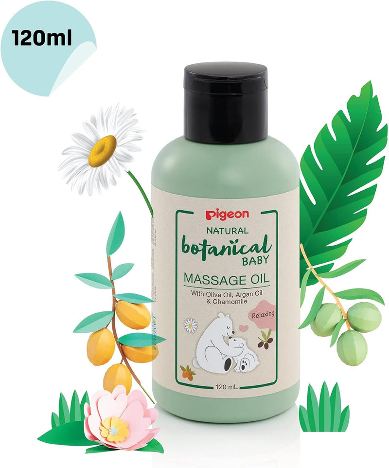 ACEITE DE MASAJE NATURAL BOTANICO P/BEBE 120ML