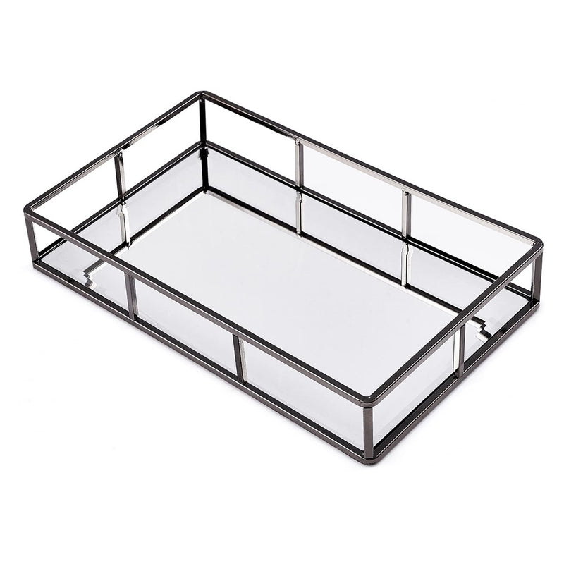 ORGANIZADOR DE ESPEJO PARA BANDEJA DE TOCADOR DE 6" 1X-10X NEGRO