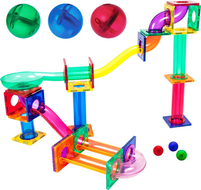 50 Piezas Marble Run  - Bloques Magnéticos