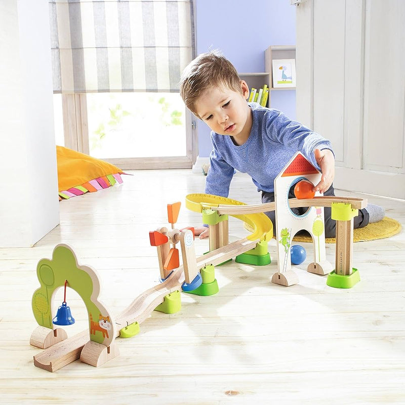 JUEGO DE 25 PIEZAS DE PISTA DE BOLA CON EFECTOS ESPECIALES PARA NIÑOS A PARTIR DE 2 AÑOS