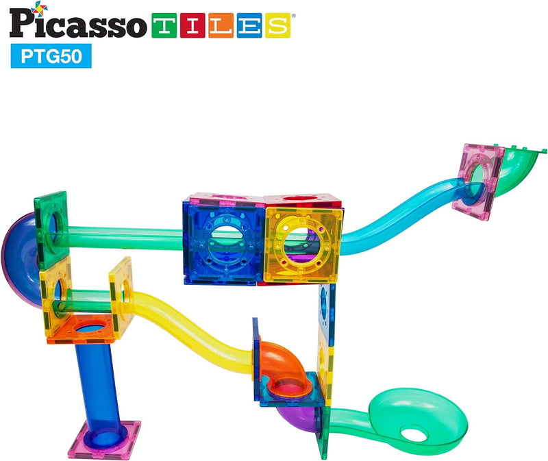 50 Piezas Marble Run  - Bloques Magnéticos