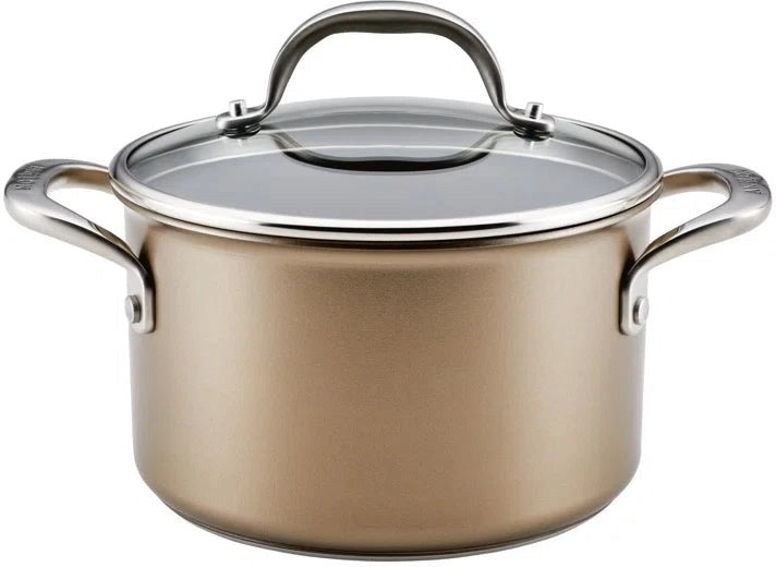 ANOLON ASCEND CACEROLA ANTIADHERENTE CON TAPA 4QT BRONCE ANOLON ASCEND CACEROLA ANTIADHERENTE CON TAPA 4QT BRONCE