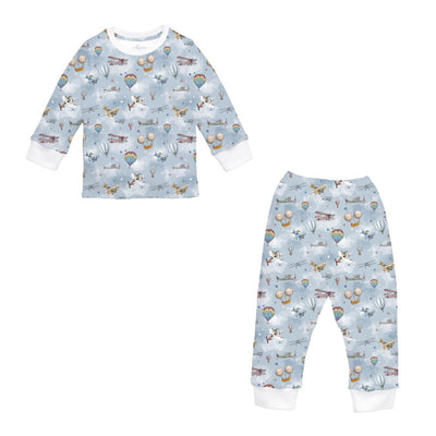 PIJAMA PARA BEBE MANGA LARGA BALLONS 9-12