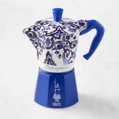 BIALETTI MOKA EXPRESS 3 CUP D&G BLUE-WHITE