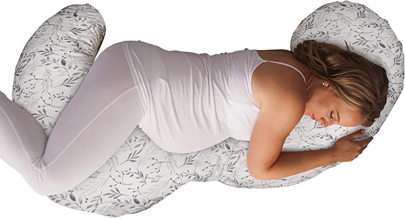BOPPY ALMOHADA DE EMBARAZO DE CUERPO COMPLETO-GRIS BOPPY ALMOHADA DE EMBARAZO DE CUERPO COMPLETO-GRIS