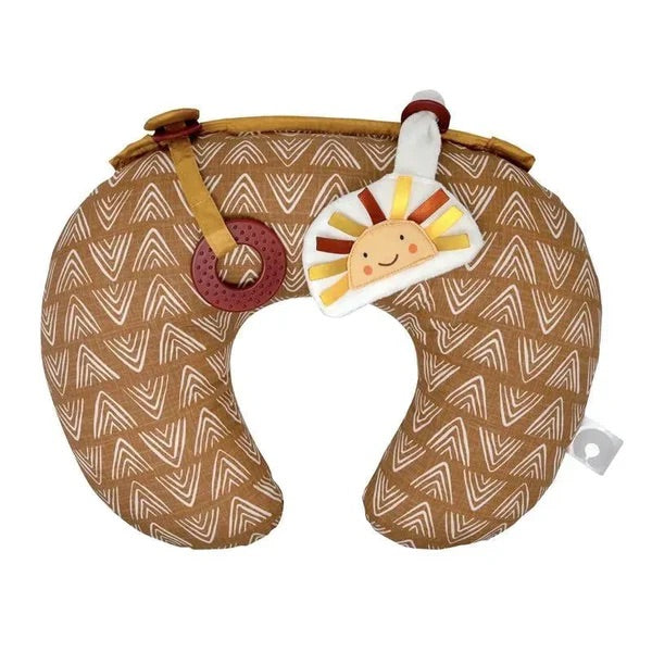BOPPY ALMOHADA TUMMY TIME CON JUGUETES INCLUIDOS, SOL DORADO Y CHEVRON 3 BOPPY ALMOHADA TUMMY TIME CON JUGUETES INCLUIDOS, SOL DORADO Y CHEVRON 3