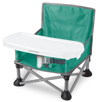 BRIGHT STARTS SILLA ELEVADORA PORTÁTIL DE VERANO VERDE AZULADO