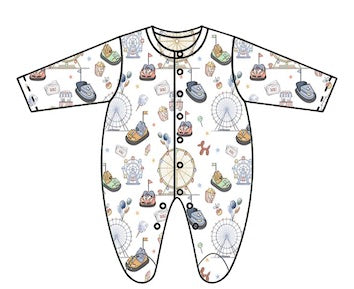 PIJAMA PARA BEBE BUMPERCARS 9-12