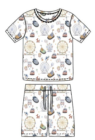PIJAMA PARA BEBE MANGA LARGA BUMPERCARS 9-12