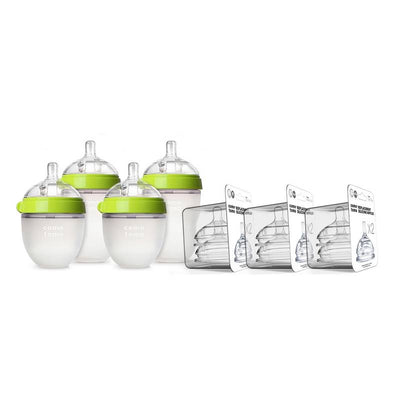 Paquete de biberones para bebé, Verde Paquete de biberones para bebé, Verde