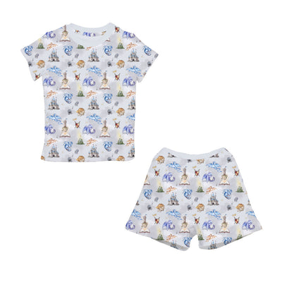 PIJAMA PARA NIÑO MANGA CORTA CASTLE 2-3