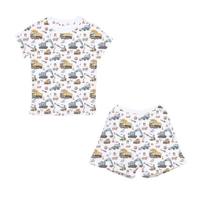 PIJAMA PARA BEBE MANGA CORTA CATERPILLAR 12-18