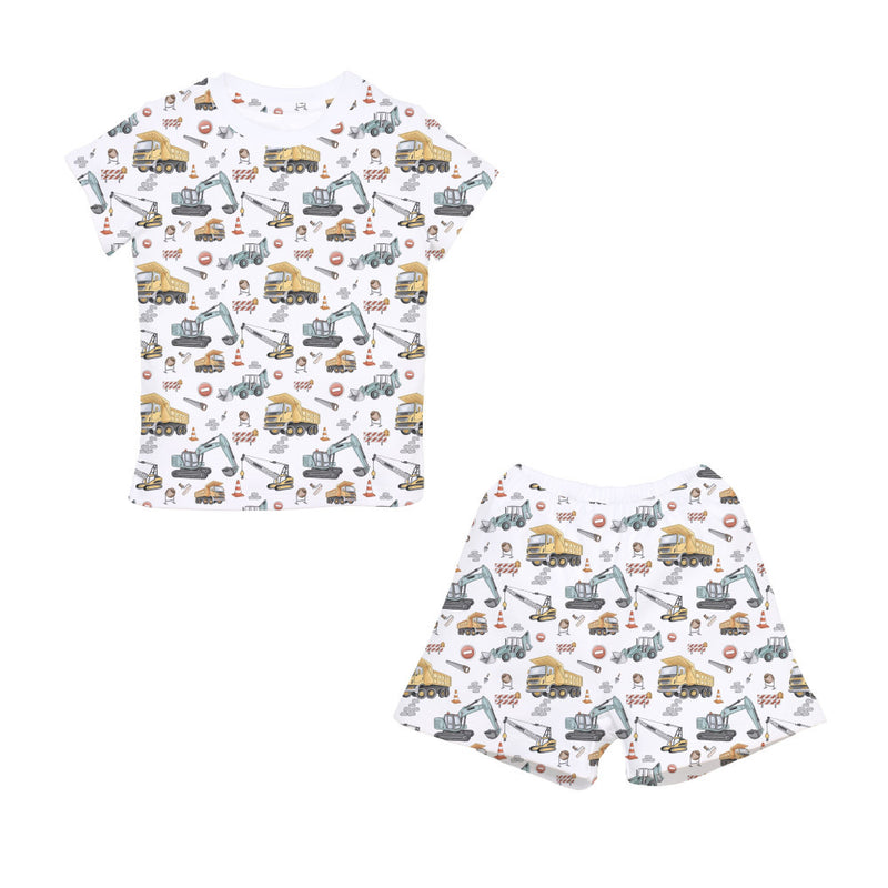 PIJAMA PARA NIÑO MANGA CORTA CATERPILLAR 4-5