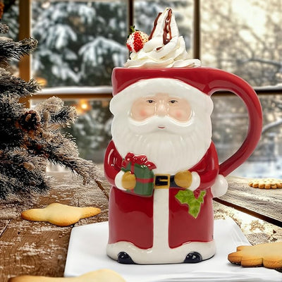 TAZA NAVIDEÑA DE SANTA 3-D