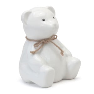 CHILD TO CHERISH ALCANCIA DE CERAMICA-BIG BEAR WHITE