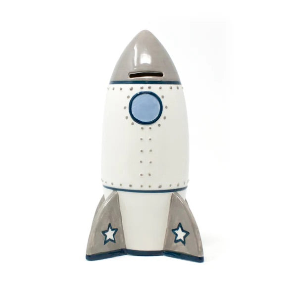 CHILD TO CHERISH ALCANCIA DE CERAMICA-ROGER ROCKET