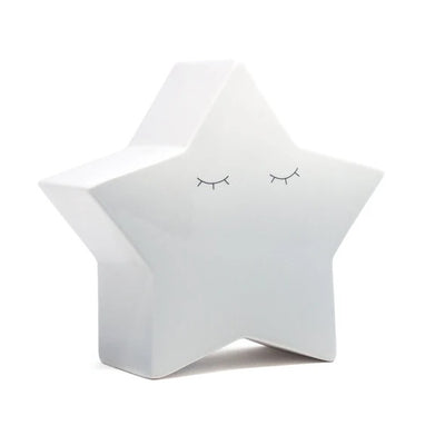 CHILD TO CHERISH ALCANCIA DE CERAMICA-GRAY OMBRE STAR