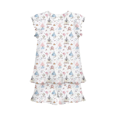 PIJAMA MANGA CORTA PARA NIÑA CINDERELLA 3-4