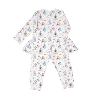 PIJAMA MANGA LARGA PARA NIÑA CINDERELLA7-8