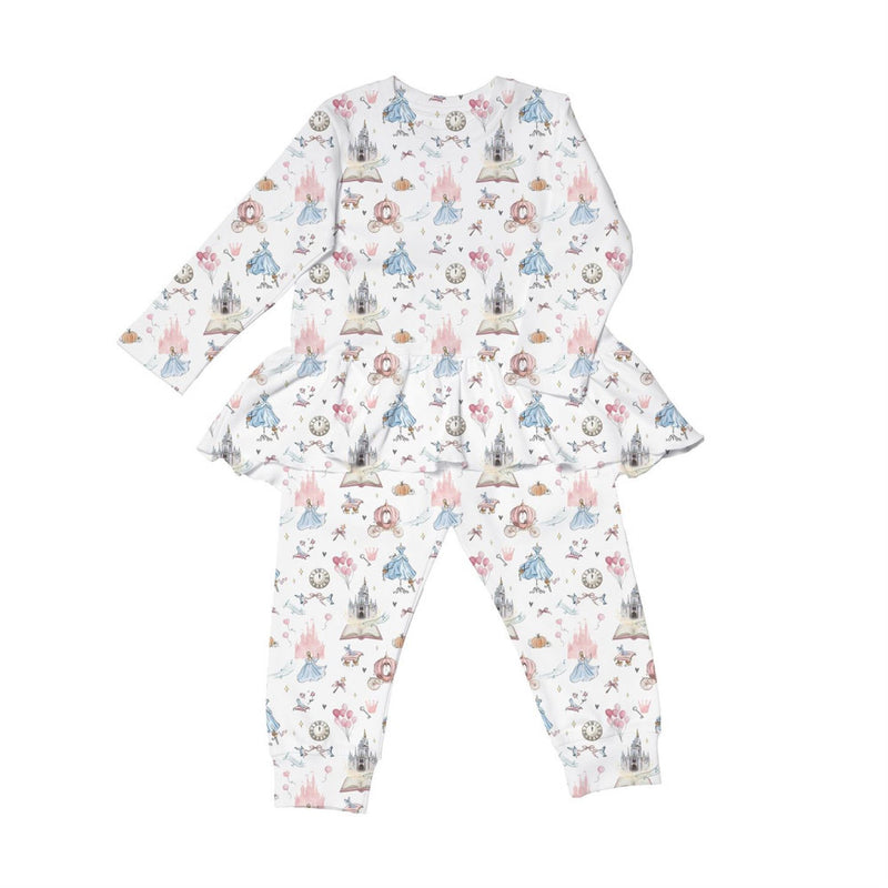 PIJAMA MANGA LARGA PARA NIÑA CINDERELLA7-8
